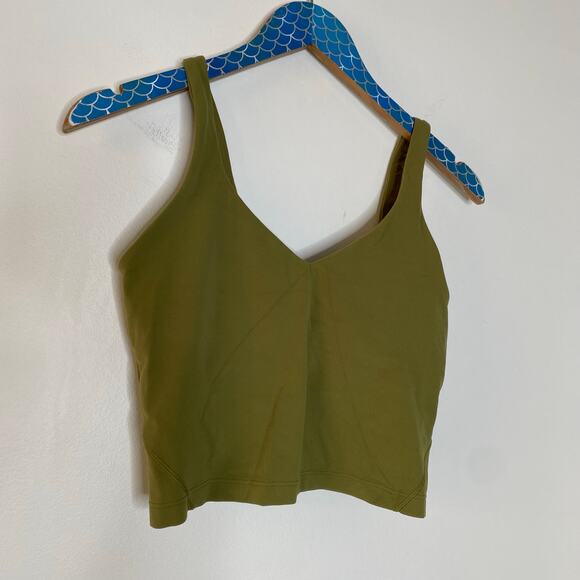 LULULEMON Auric Gold Align Tank Top Size 8 - Picture 4 of 8